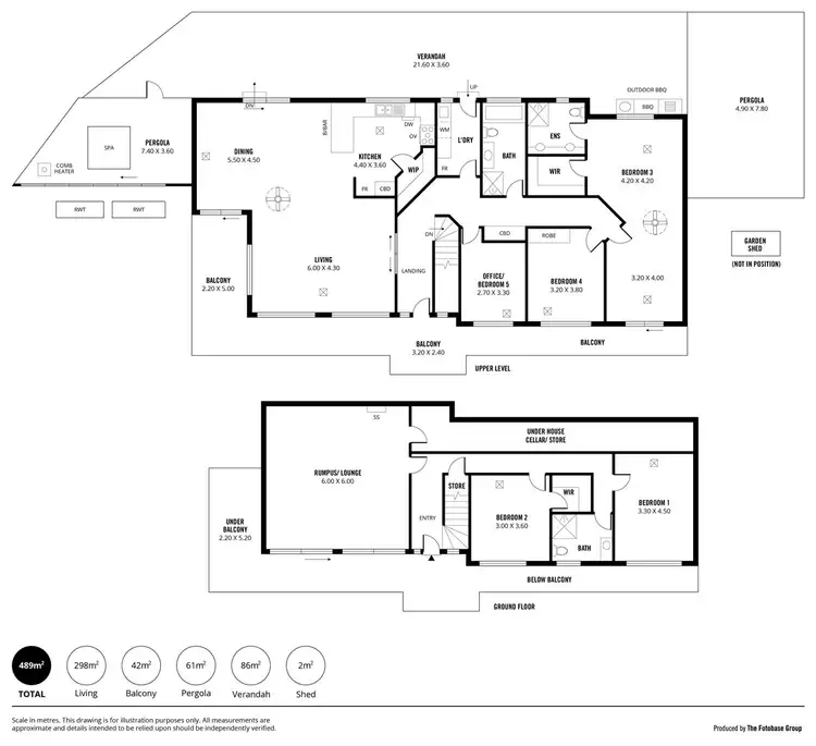 Floorplan of Homely house listing, 21 Alpine Road, Happy Valley SA 5159