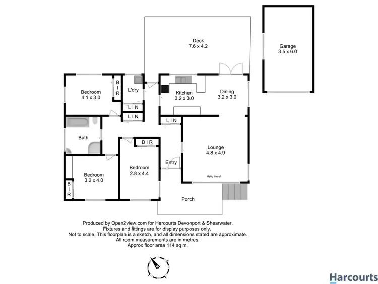 Floorplan of Homely house listing, 12 Birkdale Court, Devonport TAS 7310
