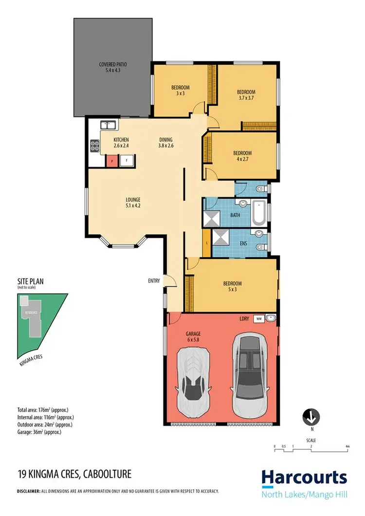 Floorplan of Homely house listing, 19 Kingma Crescent, Caboolture QLD 4510