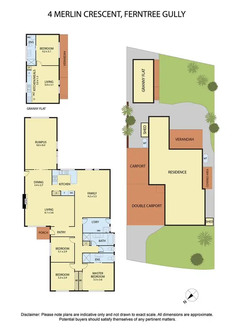Floorplan of Homely house listing, 4 Merlin Crescent, Ferntree Gully VIC 3156