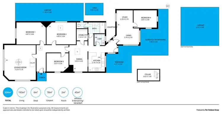 Floorplan of Homely house listing, 16 Halsbury Avenue, Kingswood SA 5062