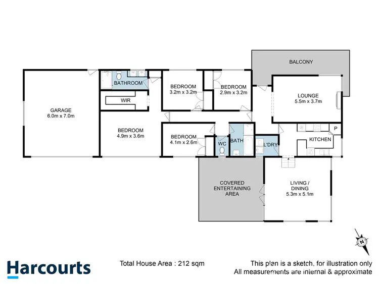 Floorplan of Homely house listing, 1 Whitewater Crescent, Kingston TAS 7050