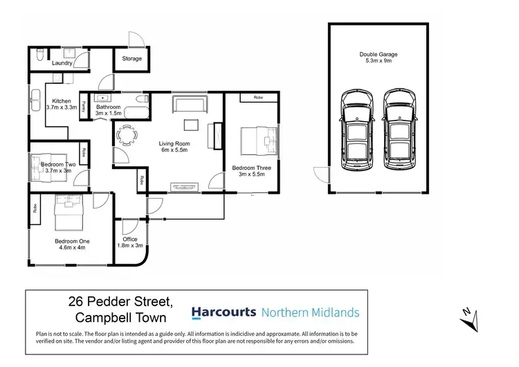 Floorplan of Homely house listing, 26 Pedder Street, Campbell Town TAS 7210