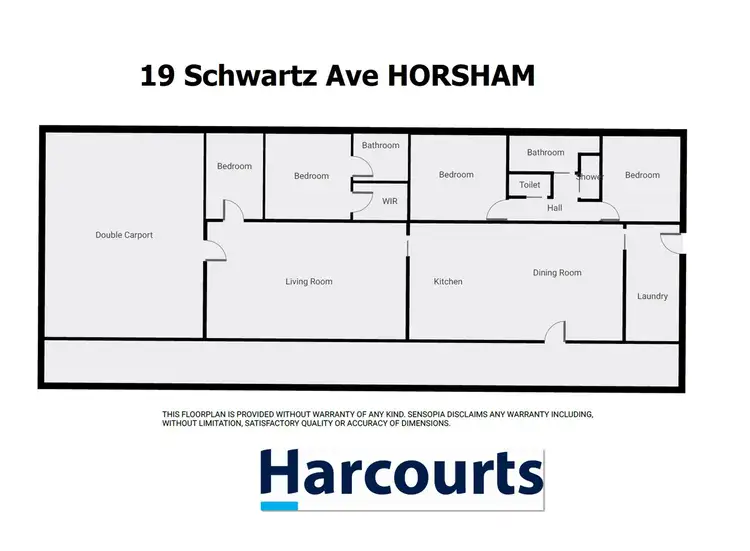 Floorplan of Homely house listing, 19 Schwartz Avenue, Horsham VIC 3400