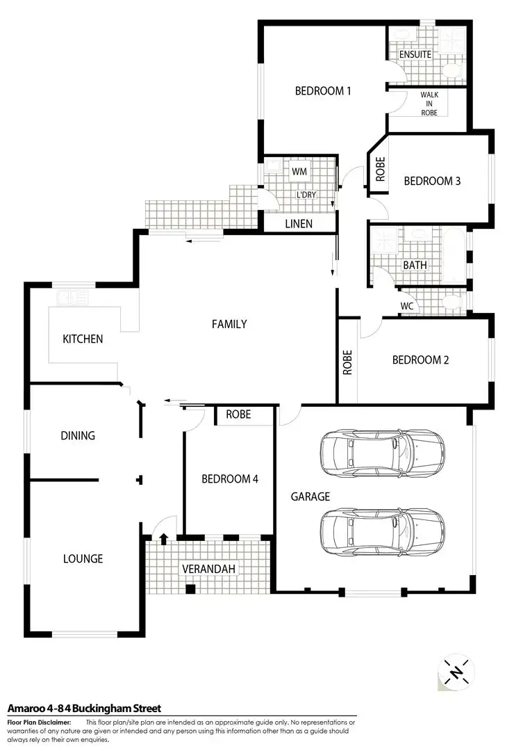 Floorplan of Homely townhouse listing, 4/84 Buckingham Street, Amaroo ACT 2914