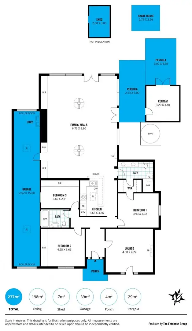 Floorplan of Homely house listing, 81 Kyeema Avenue, Cumberland Park SA 5041