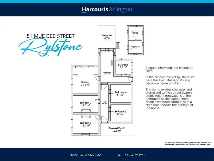 Floorplan of Homely house listing, 51 Mudgee Street, Rylstone NSW 2849