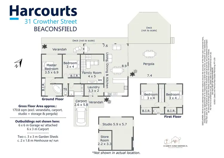 Floorplan of Homely house listing, 31 Crowther Street, Beaconsfield TAS 7270