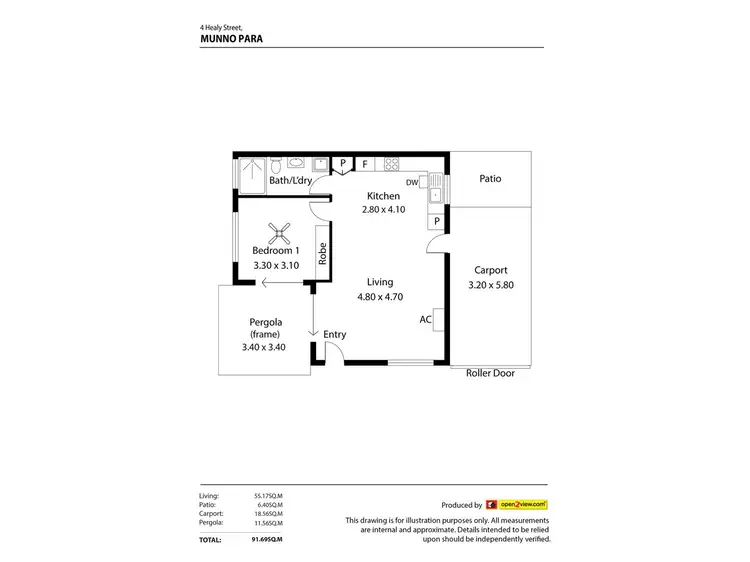 Floorplan of Homely villa listing, 4 Healy Street, Munno Para SA 5115
