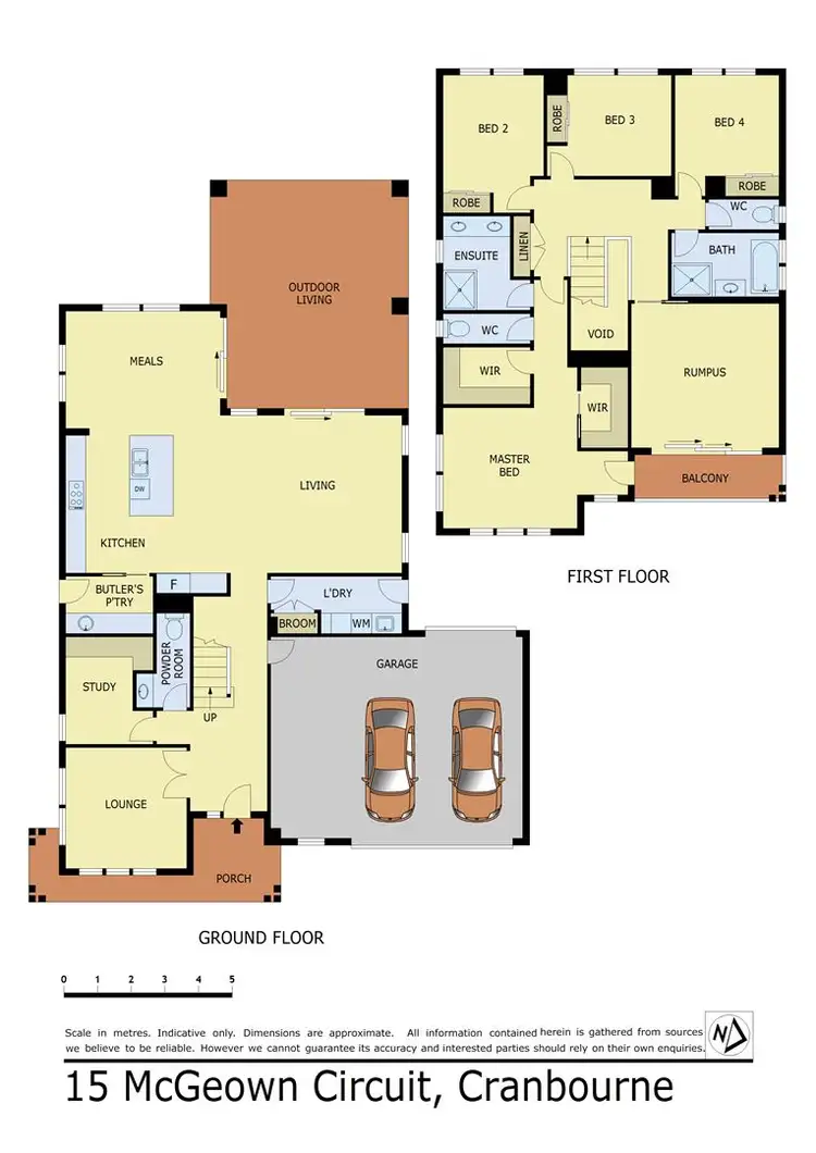 Floorplan of Homely house listing, 15 McGeown Circuit, Cranbourne VIC 3977