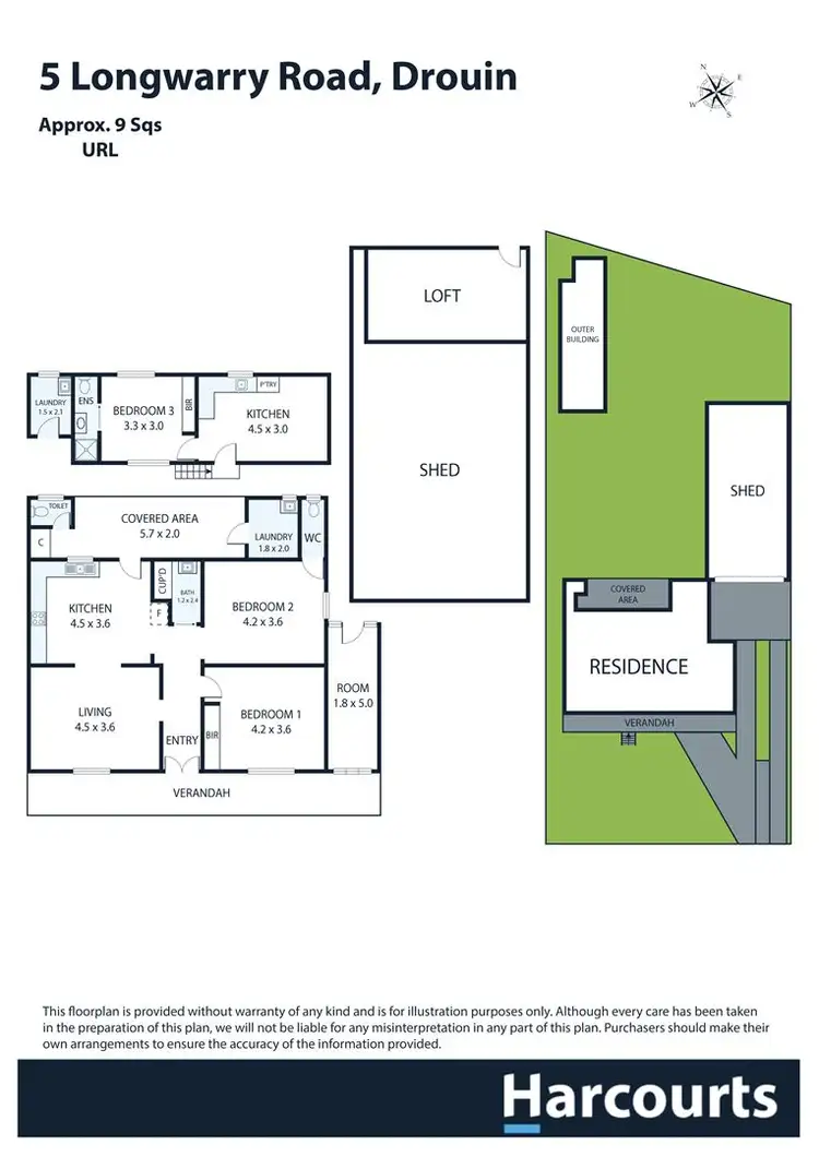 Floorplan of Homely house listing, 5 Longwarry Road, Drouin VIC 3818