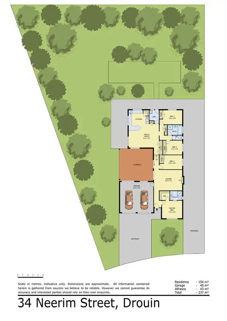 Floorplan of Homely house listing, 34 Neerim Street, Drouin VIC 3818