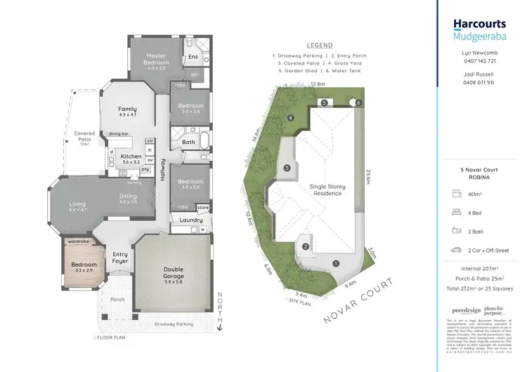 Floorplan of Homely house listing, 5 Novar Court, Robina QLD 4226