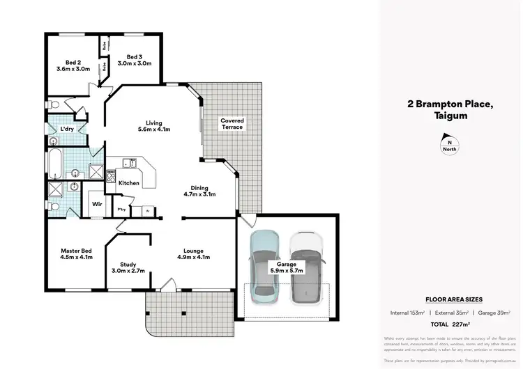 Floorplan of Homely house listing, 2 Brampton Place, Taigum QLD 4018
