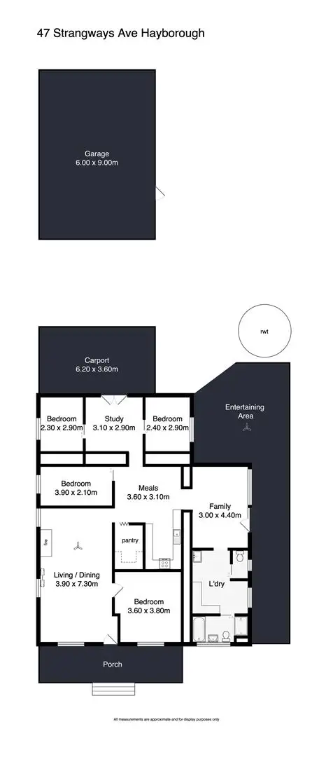 Floorplan of Homely house listing, 47 Strangways Avenue, Hayborough SA 5211