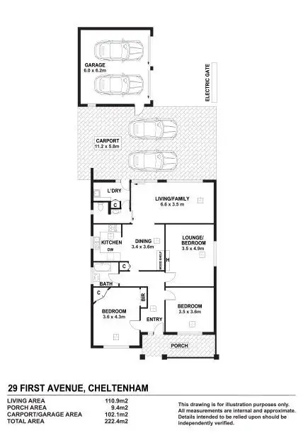 Floorplan of Homely house listing, 29 First Avenue, Cheltenham SA 5014