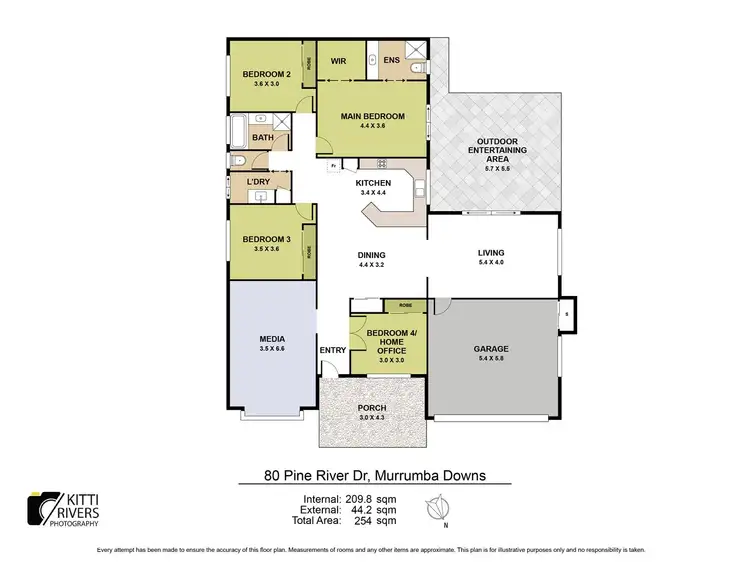 Floorplan of Homely house listing, 80 Pine River Drive, Murrumba Downs QLD 4503