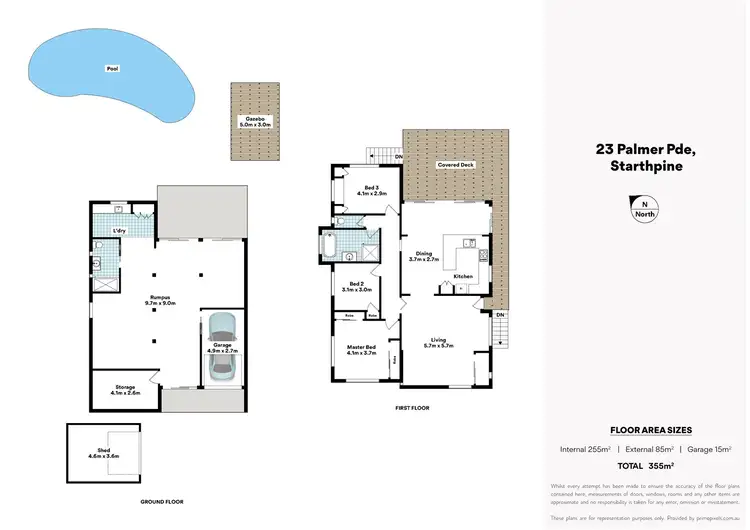 Floorplan of Homely house listing, 23 Palmer Parade, Strathpine QLD 4500