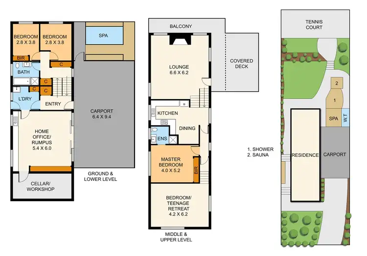 Floorplan of Homely house listing, 38 Royal Street, Upwey VIC 3158