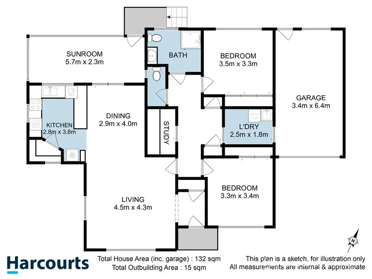 Floorplan of Homely villa listing, 8 83 Redwood Road, Kingston TAS 7050