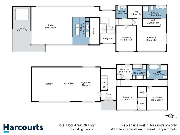 Floorplan of Homely house listing, 6 Hatchery Court, West Hobart TAS 7000