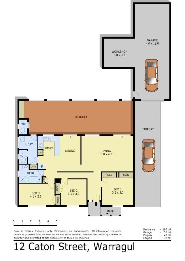 Floorplan of Homely house listing, 12 Caton Street, Warragul VIC 3820