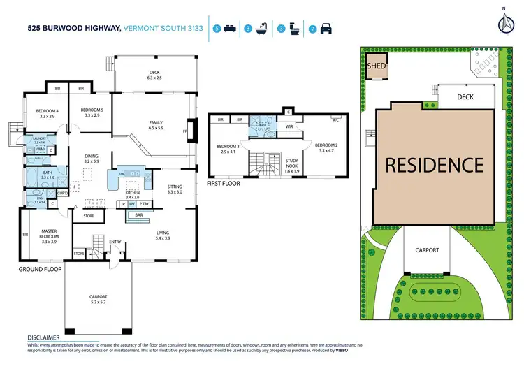 Floorplan of Homely house listing, 525 Burwood Highway, Vermont South VIC 3133