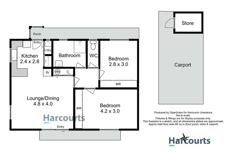 Floorplan of Homely unit listing, 2/5 William Street, Ulverstone TAS 7315