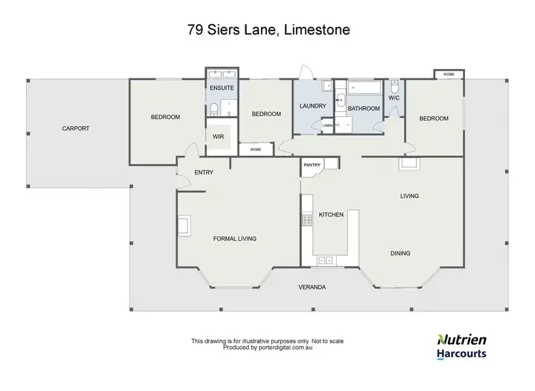 Floorplan of Homely rural property listing, 79 Siers Lane, Limestone VIC 3717