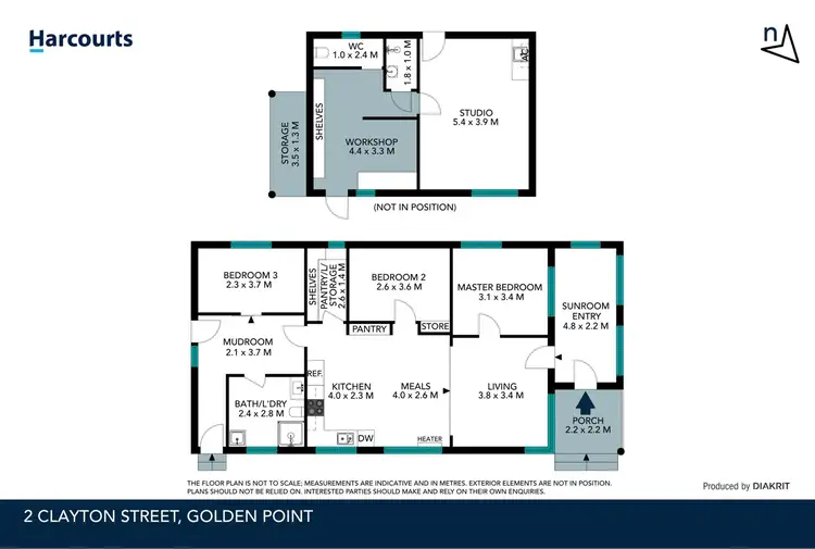 Floorplan of Homely house listing, 2 Clayton Street, Golden Point VIC 3350