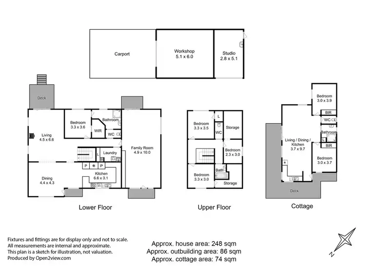 Floorplan of Homely house listing, 43 Kallista Drive, Huonville TAS 7109