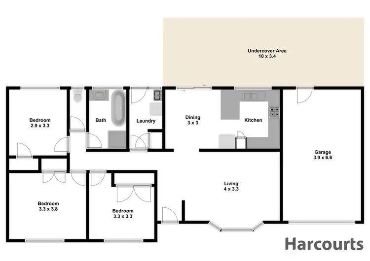 Floorplan of Homely unit listing, 2/4 Stoffers Street, Warragul VIC 3820