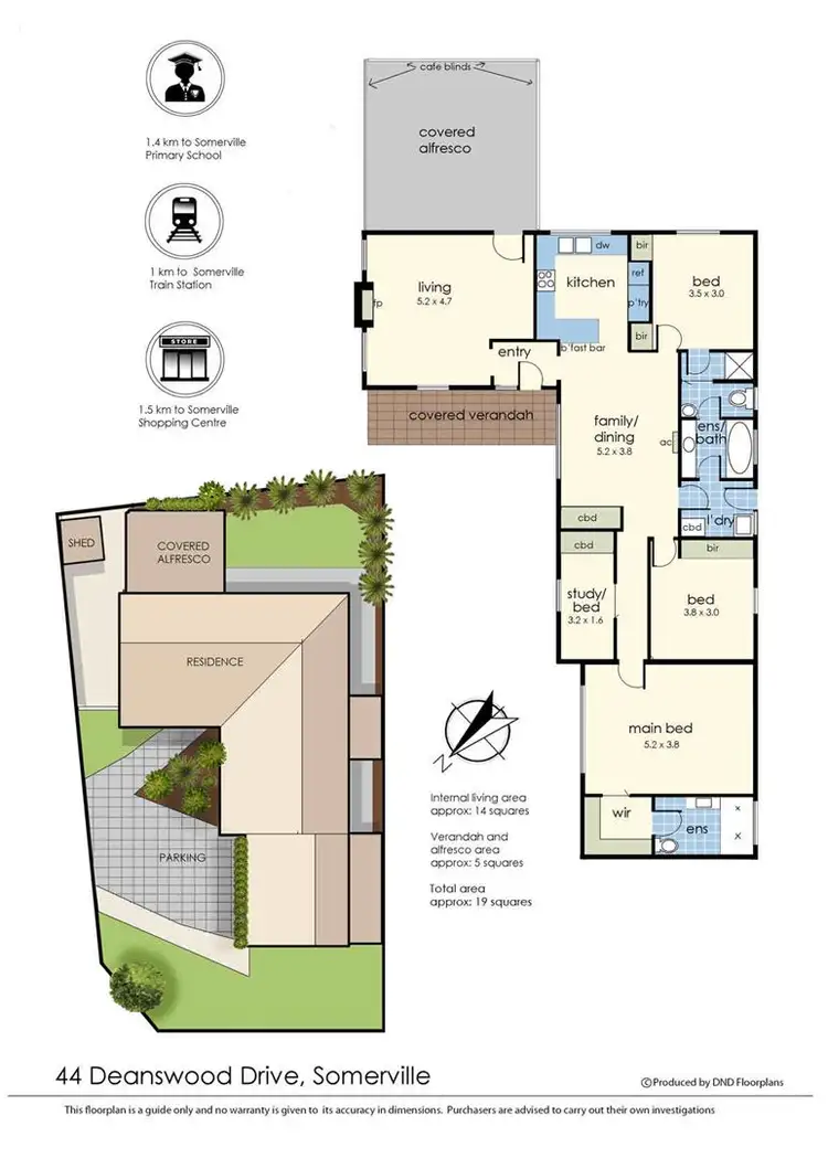 Floorplan of Homely house listing, 44 Deanswood drive, Somerville VIC 3912