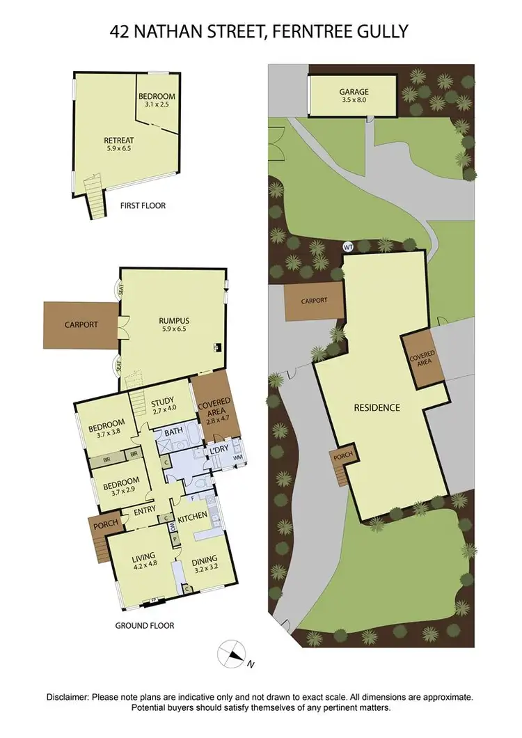 Floorplan of Homely house listing, 42 Nathan Street, Ferntree Gully VIC 3156