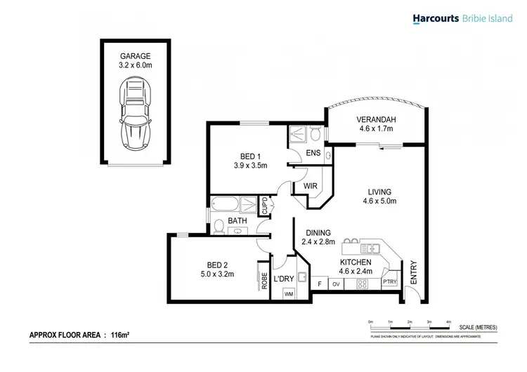 Floorplan of Homely unit listing, 6/21-27 Sylvan Beach Esp, Bellara QLD 4507