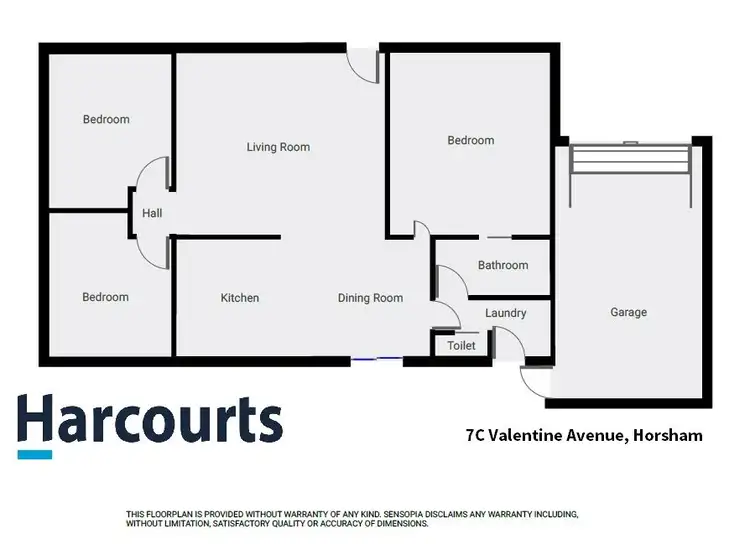 Floorplan of Homely unit listing, 7c Valentine Avenue, Horsham VIC 3400