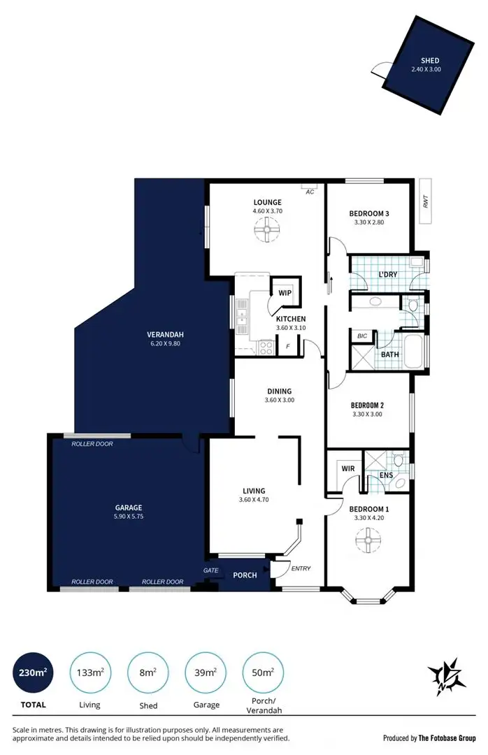 Floorplan of Homely house listing, 19 Pollard Court, Encounter Bay SA 5211
