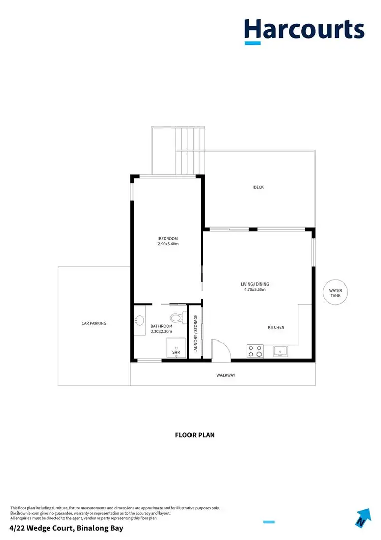 Floorplan of Homely house listing, 4/22 Wedge Court, Binalong Bay TAS 7216