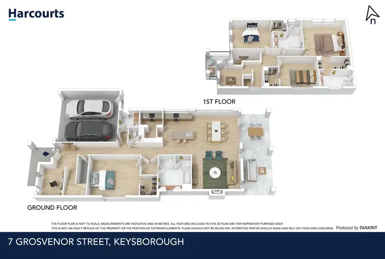 Floorplan of Homely house listing, 7 Grosvenor Street, Keysborough VIC 3173