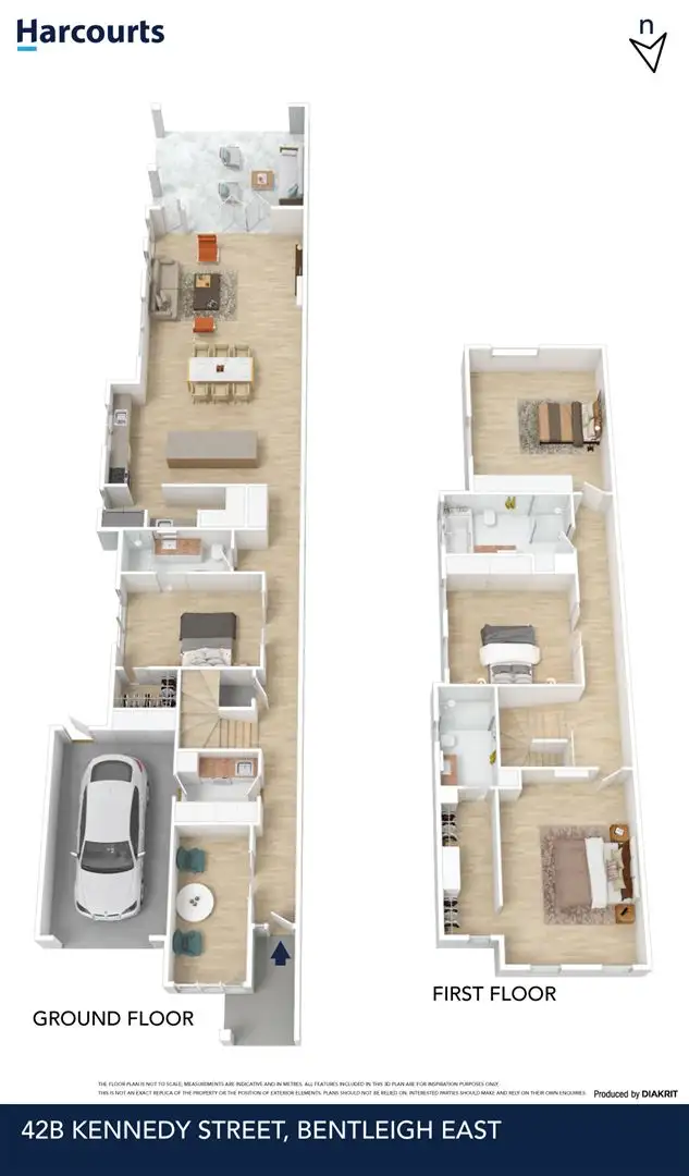 Floorplan of Homely townhouse listing, B/42 Kennedy Street, Bentleigh East VIC 3165
