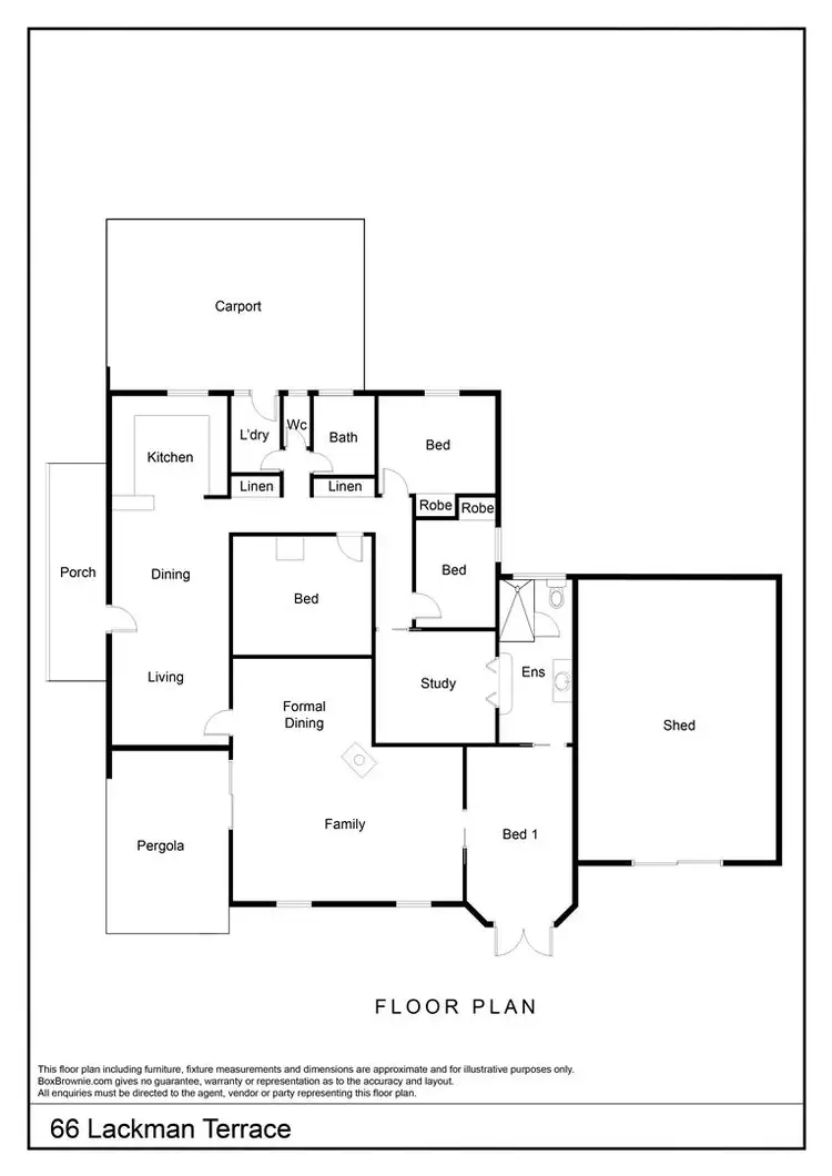 Floorplan of Homely house listing, 66 Lackman Terrace, Braitling NT 870