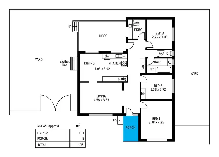 Floorplan of Homely house listing, 2 Emerald Road, Morphett Vale SA 5162