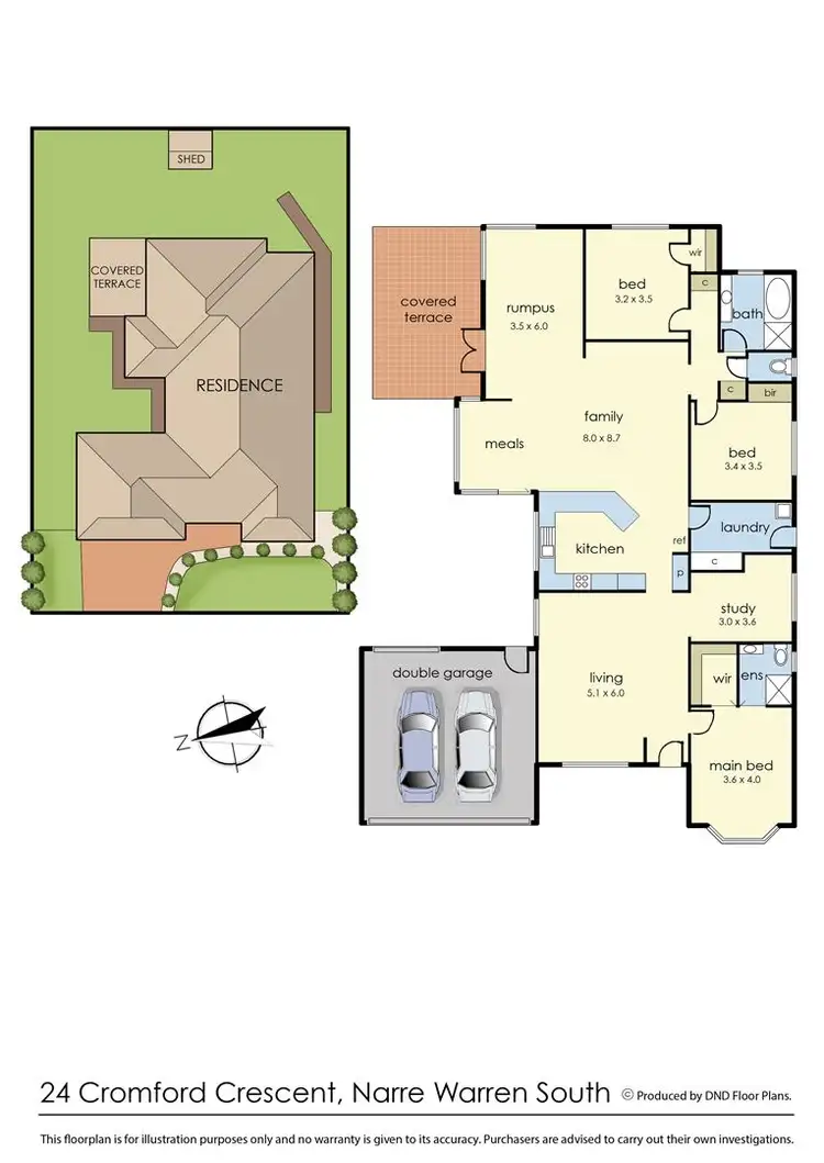 Floorplan of Homely house listing, 24 Cromford Crescent, Narre Warren South VIC 3805