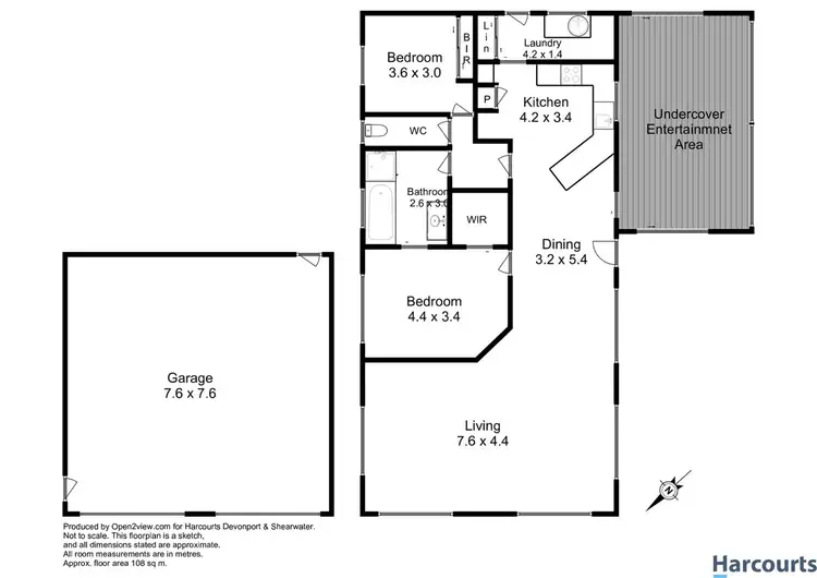 Floorplan of Homely house listing, 23 Smythe Street, Sheffield TAS 7306