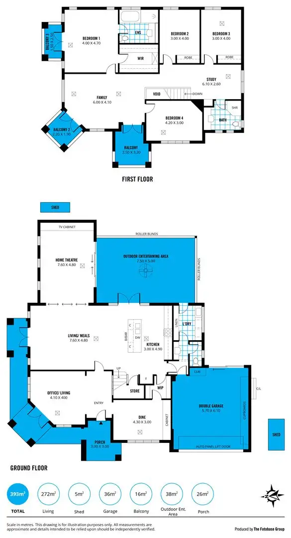 Floorplan of Homely house listing, 18 The Boulevard, Flagstaff Hill SA 5159