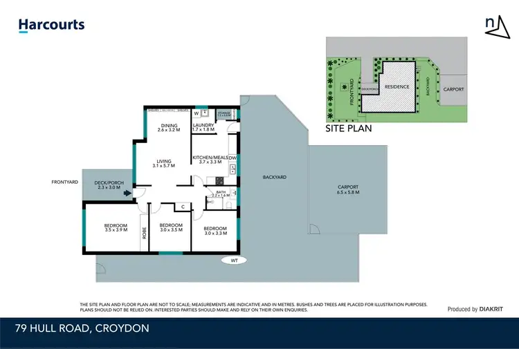 Floorplan of Homely house listing, 79 Hull Road, Croydon VIC 3136