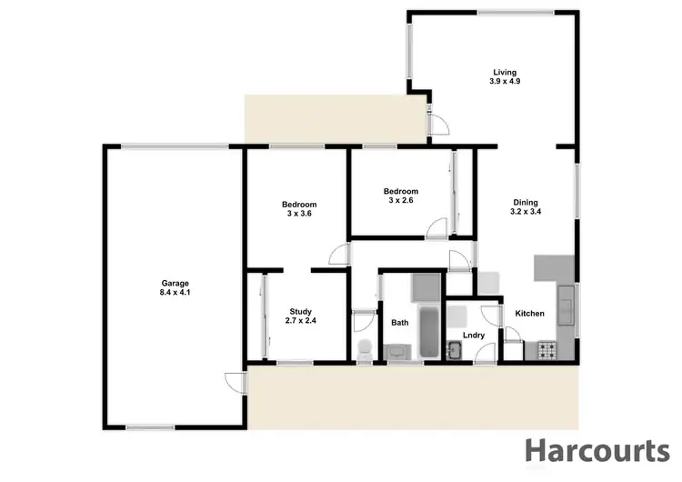 Floorplan of Homely unit listing, 3/4 Somerset Drive, Warragul VIC 3820