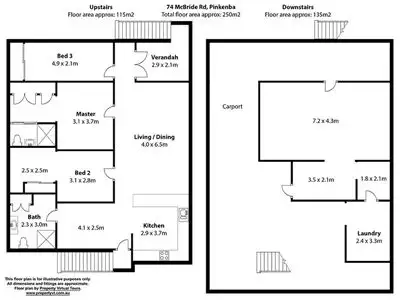 Floorplan of Homely house listing, 74 McBride Road, Pinkenba QLD