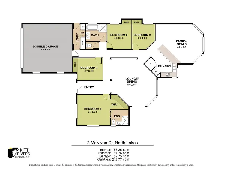 Floorplan of Homely house listing, 2 McNiven Court, North Lakes QLD 4509