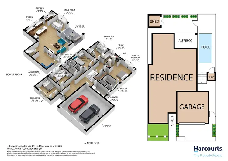 Floorplan of Homely house listing, 46 Leppington House Drive, Denham Court NSW 2565
